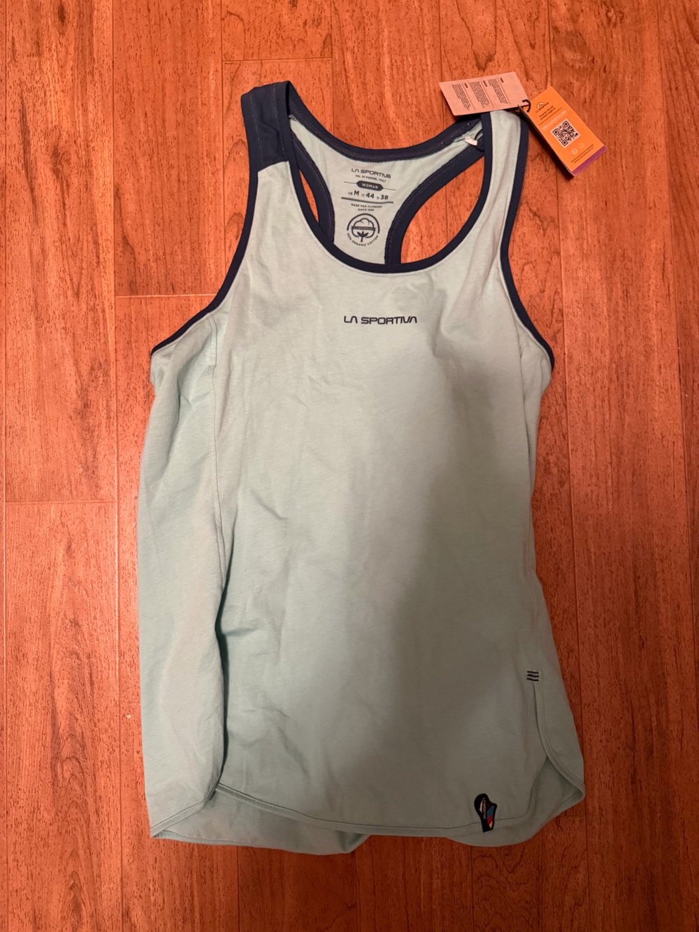 La Sportiva Light Blue and Navy Women's Racerback Tank